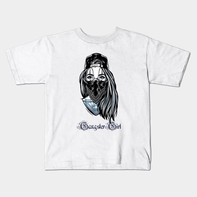 gangster girl Kids T-Shirt by This is store